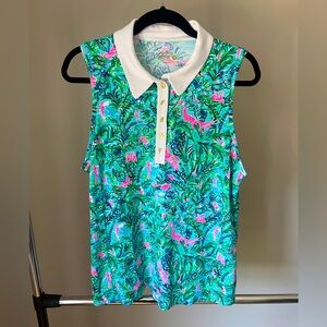 Lilly Pulitzer Golf Sleeveless Polo
